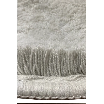 Koupelnová předložka, šedá, protiskluz, 80 x 140 cm 